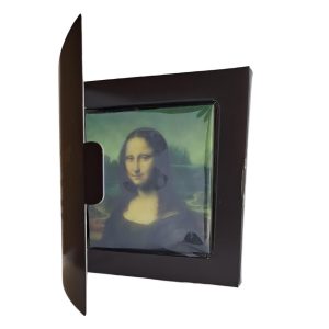Mona Lisa Chocolate Card