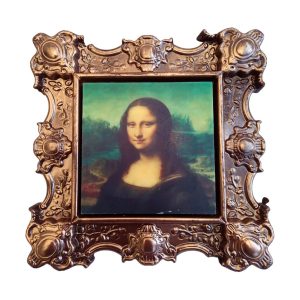 Edible Chocolate Art Mona Lisa in a Chocolate Frame