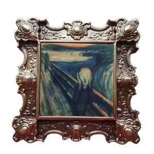 Edible Chocolate Art The Scream in a Chocolate Frame