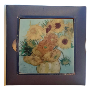 sunflowers chocolate card