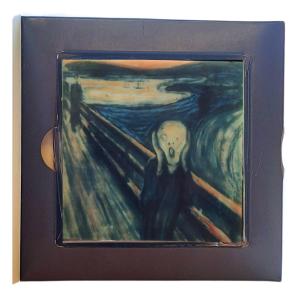 The Scream Chocolate Card