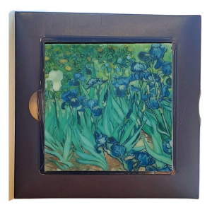 Irises Chocolate Card