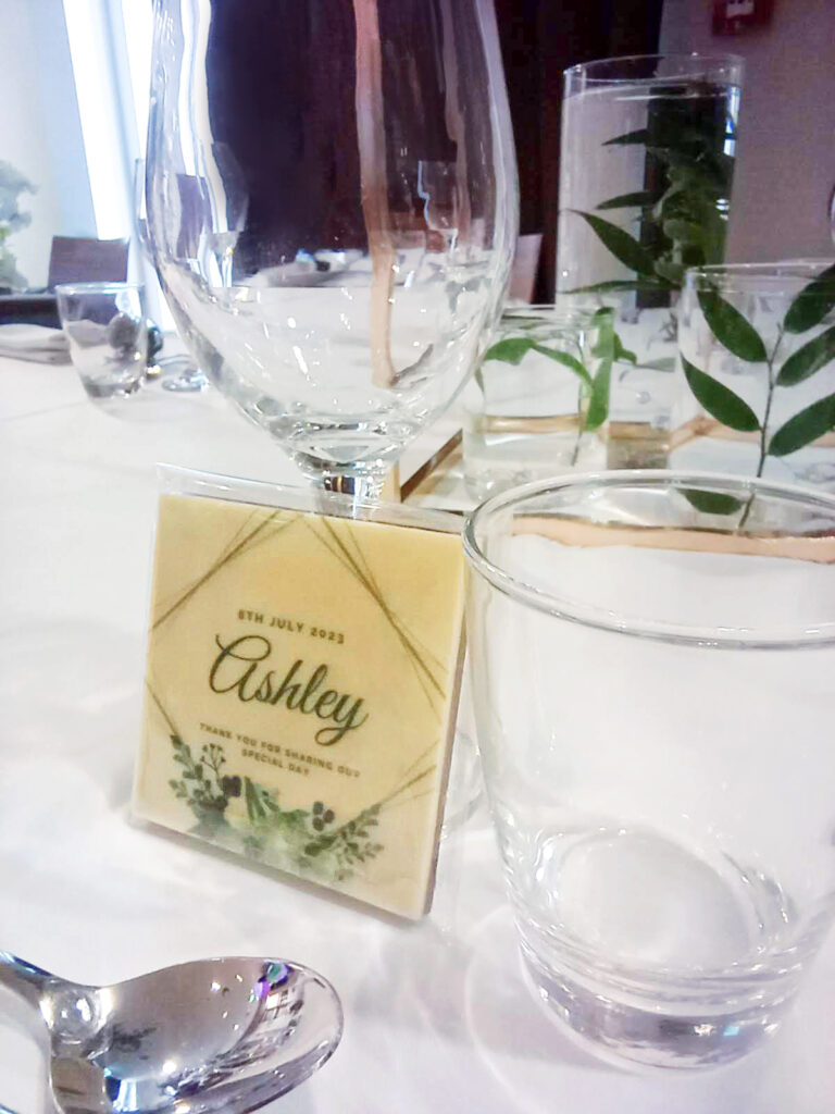 Chocolate Wedding Place Name