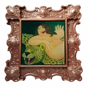 Nude on a Leopard Skin
