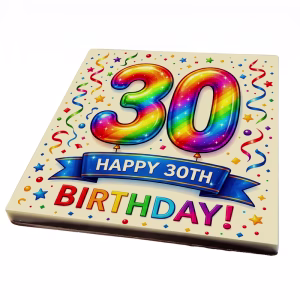 30th Birthday Chocolate Card