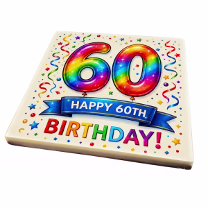 60th Birthday Chocolate Card