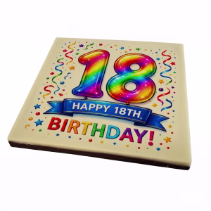 18th Birthday Chocolate Card